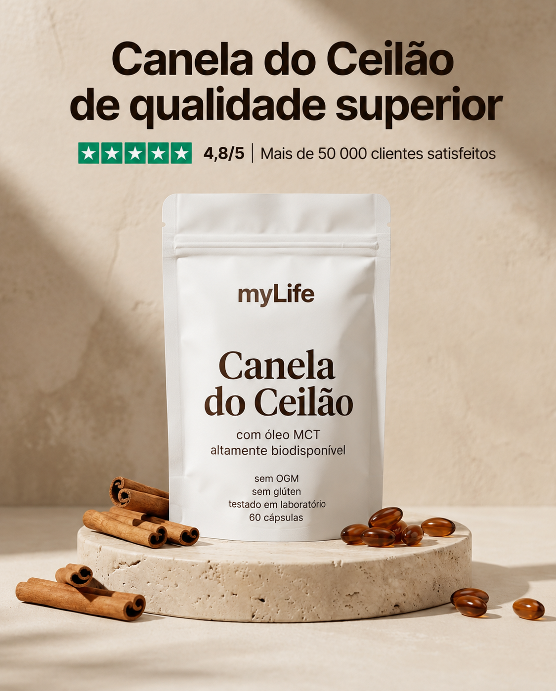 Elorita's Ceylon Cinnamon Softgels