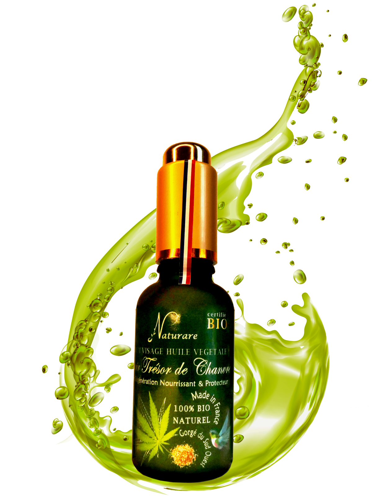 ELIXIR TRESOR DE CHANVRE BIO - Sérum Huile Végétale